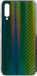 EXPERTS Aurora Glass для Samsung Galaxy A70 с LOGO (зеленый)