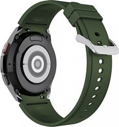 Rumi Classic силиконовый для Samsung Galaxy Watch4/5 (20 мм, лаврово-зеленый)