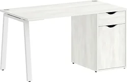 Стол для работы Riva Home Office VR.SP-3-138.1.A White (снежная патина)
