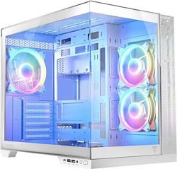 Корпус для компьютера MODECOM Volcano Panorama Apex ARGB 3F Midi (белый)