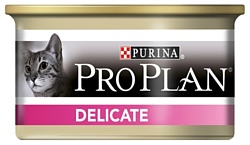 Purina Pro Plan (0.085 кг) 1 шт. Delicate feline canned с индейкой