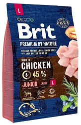 Brit (3 кг) Premium by Nature Junior L