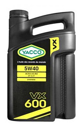 Yacco VX 600 5W-40 4л