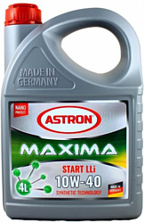 Моторное масло Astron Maxima Start LLi 10W-40 4л