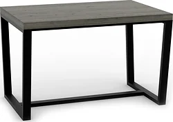 Кухонный стол TMB Loft Максвелл Дуб 1500x600 40 мм (угольный серый)