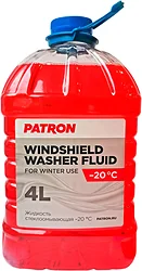 Стеклоомывающая жидкость Patron Windshield Washer Fluid -20C 4л