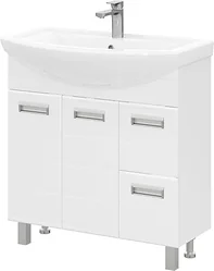 Тумба под умывальник Volna Тумба Joli 80.2D.2Y с умывальником Балтика Тумба под умывальник Volna Тумба Joli 80.2D.2Y с умывальником Балтика