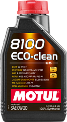 Motul 8100 Eco-clean 0W-20 1л