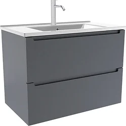 Тумба под умывальник ЗОВ Дион 100 D100LAFM7015MKV5-OL100 (графит матовый) Тумба под умывальник ЗОВ Дион 100 D100LAFM7015MKV5-OL100 (графит матовый)