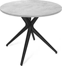 Кухонный стол Sheffilton SHT-TU30/90 ЛДСП (черный/бетон Чикаго светло-серый) Кухонный стол Sheffilton SHT-TU30/90 ЛДСП (черный/бетон Чикаго светло-серый)