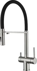 Смеситель Filarete Roun FL3020NK (никель) Смеситель Filarete Roun FL3020NK (никель)