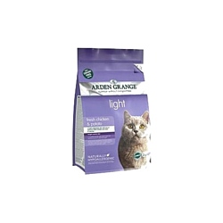 Arden Grange (8 кг) Adult Cat Light курица и картофель сухой корм беззерновой, для взрослых кошек, диетический