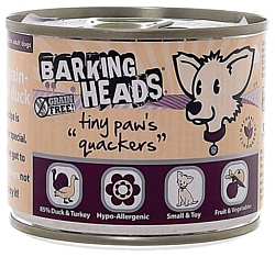 Barking Heads (0.2 кг) 1 шт. Консервы для собак мелких пород Кряква для мелколапого