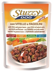 Stuzzy Dog с телятиной и зеленой фасолью (0.1 кг) 24 шт.