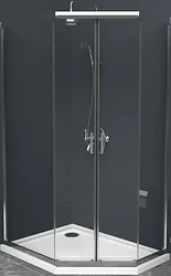Душевой уголок BelBagno UNO-195-PH-1-100/80-C-Cr