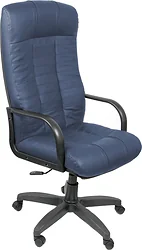 Кресло Деловая обстановка Атлант Стандарт кожа люкс (синий) Кресло Деловая обстановка Атлант Стандарт кожа люкс (синий)