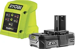 Аккумулятор с зарядным устройством RYOBI RC18115-120VSE 5133004897 (18В/2 Ah + 18В)