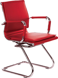 Стул Бюрократ CH-993-Low-V (красный/низкая спинка/хром) Стул Бюрократ CH-993-Low-V (красный/низкая спинка/хром)