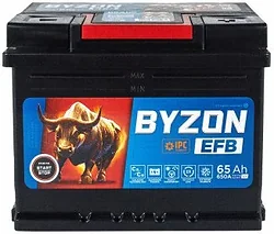 Автомобильный аккумулятор BYZON EFB Asia R+ (65Ah)