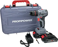 Дрель-шуруповерт Profipower MKBL-20B (с 2-мя АКБ, кейс)
