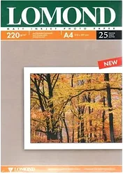 Фотобумага Lomond матовая двухсторонняя A4 220 г/кв.м. 25 листов (0102148)