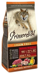 Primordial (2 кг) Grain Free Adult All Breed Buffalo Mackerel