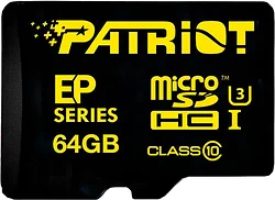 Карта памяти Patriot Memory PEF64GEMCSXC10 64GB