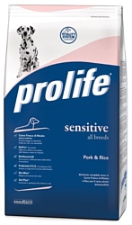 Prolife Adult Sensitive cо свининой и рисом (12 кг)