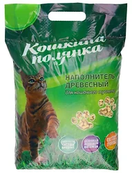 Наполнитель Кошкина Полянка Древесный 15кг