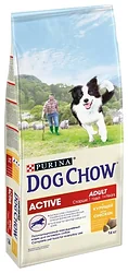 DOG CHOW (14 кг) Active Adult с курицей для взрослых активных собак DOG CHOW (14 кг) Active Adult с курицей для взрослых активных собак