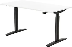 Стол для работы стоя Smartstol Pro Mах 140x80 (черный/белый)