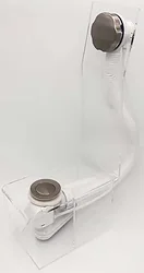 Слив-перелив VEGA V55R 80см никель брашированный