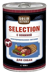 Solid Natura (0.97 кг) Selection для собак - Конина