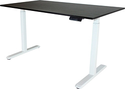 ErgoSmart Electric Desk Compact 1360x800x36 мм (дуб мореный/белый)