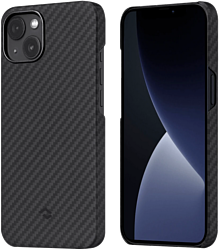 Pitaka MagEZ Case 2 для iPhone 13 (twill, черный/серый)