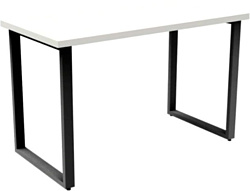 Стол для работы King Style Баку Black 120х60 (белый платиновый)