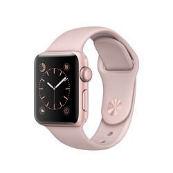 Apple Watch Series 1 38mm Rose Gold with Pink Sand Sport Band (MNNH2)