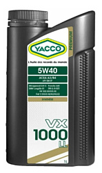 Yacco VX 1000 LL 5W-40 1л