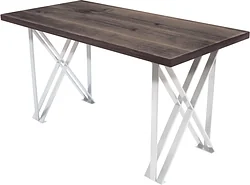 Кухонный стол Buro7 Призма 150 (классика, дуб мореный/белый)