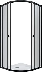 Душевой уголок Maroni Energia Nero-GLS 90x90 Щ0000063981