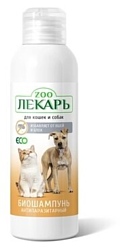 ECO ZooЛекарь шампунь от блох и клещей Био для кошек и собак