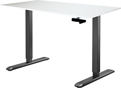 ErgoSmart Manual Desk Special 1380x800x18 мм (альпийский белый/черный)
