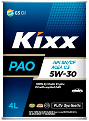 Kixx PAO C3 SN/CF 5W-30 4л