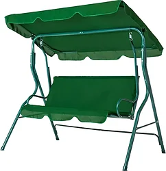 Садовые качели National Tree Company Simple с тентом К-1 DS-186 (зеленый)