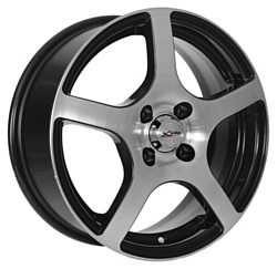 Колесный диск X'trike X-118 6x15/4x100 D67.1 ET35 BK/FP Колесный диск X'trike X-118 6x15/4x100 D67.1 ET35 BK/FP
