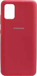 EXPERTS Original Tpu для Samsung Galaxy A31 с LOGO (малиновый)