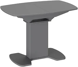 Кухонный стол Трия Портофино СМ(ТД)-105.01.11(1) (серый/стекло серое матовое Lux) Кухонный стол Трия Портофино СМ(ТД)-105.01.11(1) (серый/стекло серое матовое Lux)