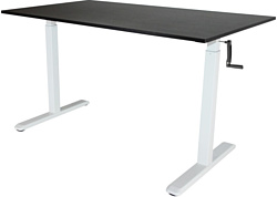 ErgoSmart Manual Desk Compact (белый/черный)