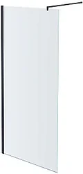Душевая перегородка Aquatek AQ WIW 09020BL 90x200 (черный/прозрачное стекло)