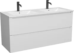 Тумба под умывальник ЗОВ  Дион 120 D120LWP0M9003MKV5-OL120 (белый матовый)